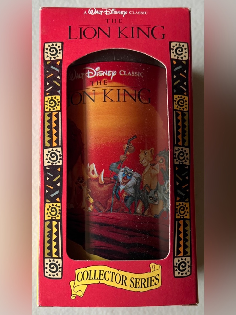 Walt Disney Lion King Collector Series Coca-Cola Burger King Cup - New With Box